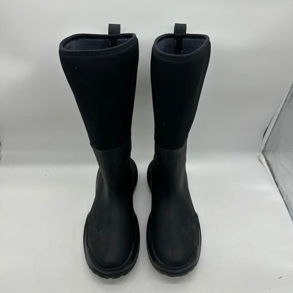 Under Armour 6000764-001 Mens Size 10.5 Black Mud Freek Waterproof Pull-On Boots